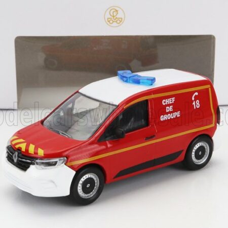 NOREV 1/64 RENAULT | KANGOO VAN SAPEURS POMPIERS CHEF DE GROUP 2023 | RED WHITE