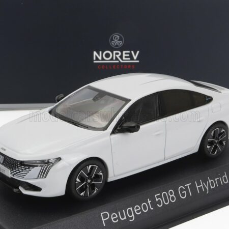 NOREV 1/43 PEUGEOT | 508 GT HYBRID 2023 | OKENITE WHITE