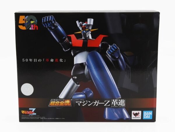 ROBOT  BANDAI | METAL - MAZINGA Z - GX-105 FIGURE MAZINGER Z ROBOT - KAKU SHIN | BLUE SILVER RED BLACK