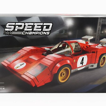 LEGO  FERRARI | LEGO SPEED CHAMPION - 512M N 4 RACING 1970 - 291 PEZZI - 291 PIECES | RED