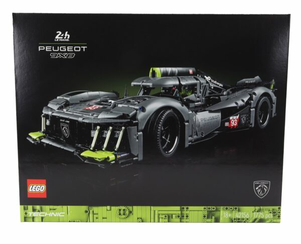 LEGO  PEUGEOT | 9X8 X6H 2.6L TURBO V6 TEAM PEUGEOT TOTALENERGIES N 93 24h LE MANS 2023 - 1775 PEZZI - 1775 PIECES | GREY YELLOW