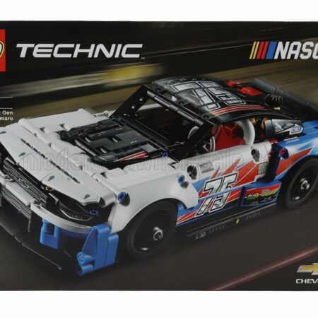 LEGO  CHEVROLET | LEGO TECHNIC - CAMARO N 75 RACING NASCAR 2022 - 672 PEZZI - 672 PIECES | WHITE BLUE BLACK