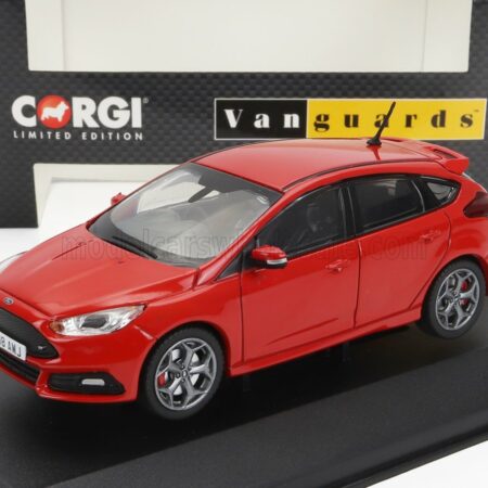 VANGUARDS 1/43 FORD ENGLAND | FOCUS MKII ST-3 2018 | RED