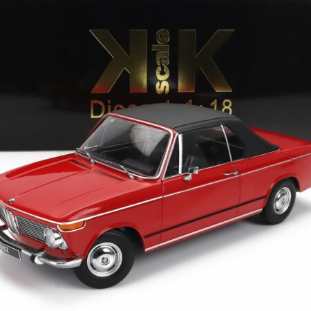 KK-SCALE 1/18 BMW | 2002 CABRIOLET 1968 - WITH REMOVABLE SOFT-TOP | RED