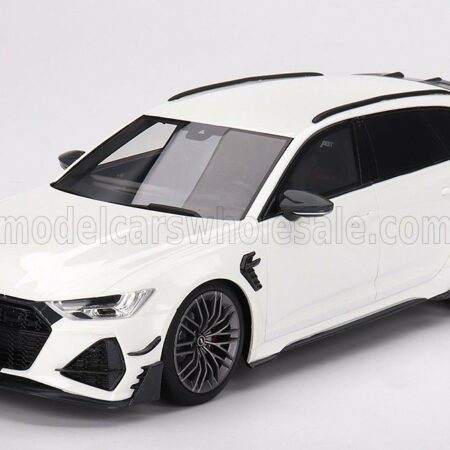 TRUESCALE 1/18 AUDI | A6 RS6-R ABT AVANT C8 SW STATION WAGON 2021 | GLACIER WHITE MET