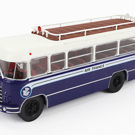 EDICOLA 1/43 BERLIET | PLB 6 AUTOBUS AIR FRANCE 1953 | BLUE WHITE