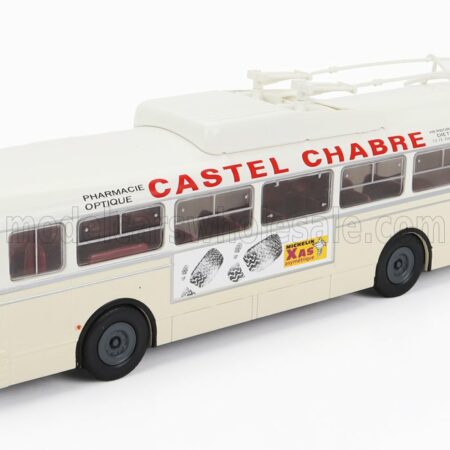 EDICOLA 1/43 CHAUSSON | VBC-APURMTT AUTOBUS FILOBUS FRANCE 1963 | CREAM WHITE