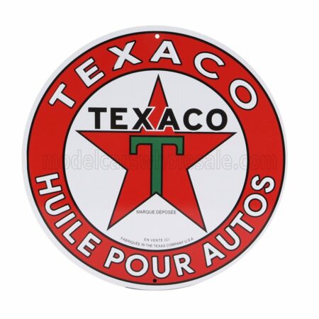 EDICOLA 1/1 ACCESSORIES | METAL ROUND PLATE - TEXACO | VARIOUS