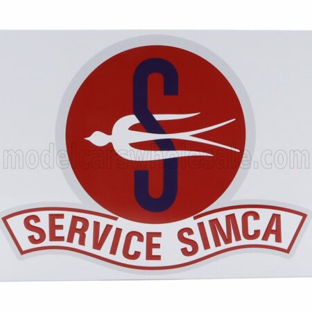 EDICOLA 1/1 ACCESSORIES | METAL PLATE - SERVICE SIMCA | VARIOUS