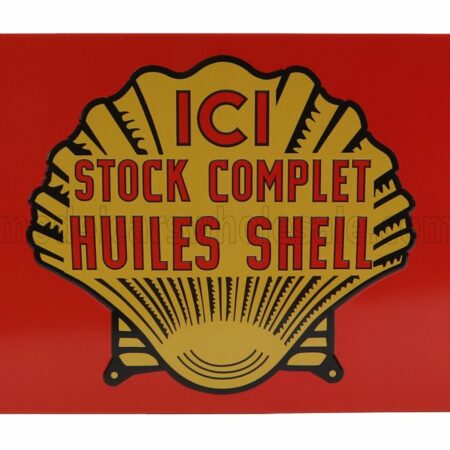 EDICOLA 1/1 ACCESSORIES | METAL PLATE - ICI STOCK COMPLET HUILES SHELL | VARIOUS