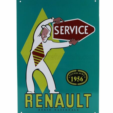 EDICOLA 1/1 ACCESSORIES | METAL PLATE - RENAULT SERVICE | VARIOUS