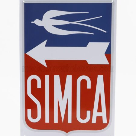 EDICOLA 1/1 ACCESSORIES | METAL PLATE - SIMCA LOGO | VARIOUS