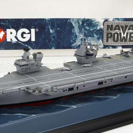 CORGI 1/1250 SHIP | HMS QUEEN ELIZABETH (R09) PORTAEREI BOAT AIRCRAFT CARRIER BRITISH NAVY 2014 | MILITARY GREY