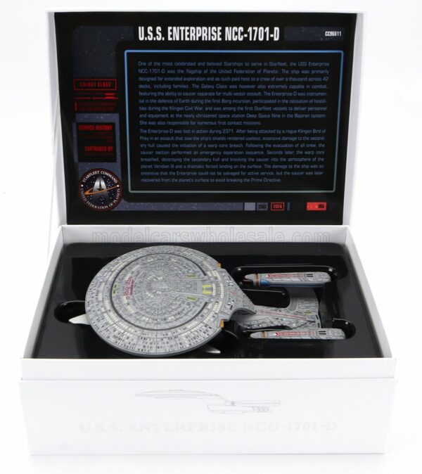 CORGI 1/2000 STAR TREK | U.S.S. ENTERPRISE NCC-1701-D - THE NEXT GENERATION | GREY