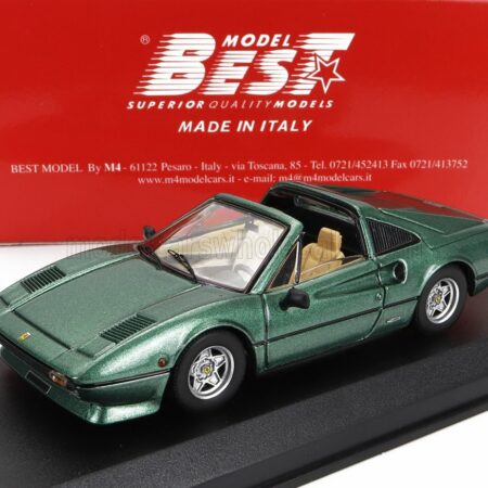 BEST-MODEL 1/43 FERRARI | 308 GTS 1980 | GREEN MET