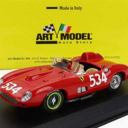 ART-MODEL 1/43 FERRARI | 335S SPIDER TEAM SCUDERIA FERRARI N 534 MILLE MIGLIA 1957 PETER COLLINS - LOUIS KLEMENTASKI | RED