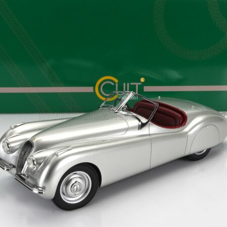 CULT-SCALE MODELS 1/18 JAGUAR | XK120 OTS SPIDER CABRIOLET OPEN 1948 | SILVER