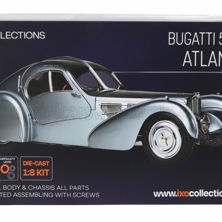 IXO-MODELS 1/8 BUGATTI | TYPE 57 SC ATLANTIC 1936 | LIGHT BLUE MET