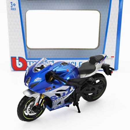 BURAGO 1/18 SUZUKI | GSX-R1000 R 2021 | BLUE SILVER