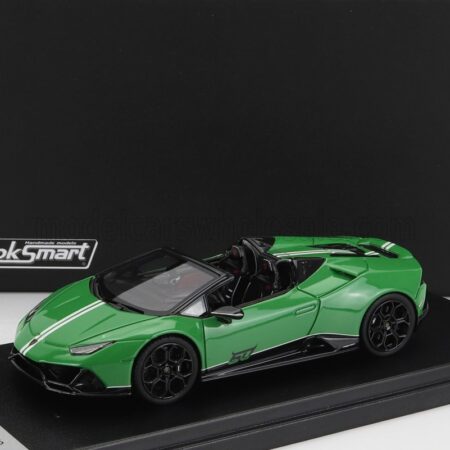 LOOKSMART 1/43 LAMBORGHINI | HURACAN EVO SPIDER 60th ANNIVERSARY 2023 | VERDE VIPER - GREEN