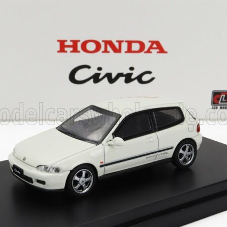 LCD-MODEL 1/64 HONDA | CIVIC EG6 VTEC 1993 | WHITE