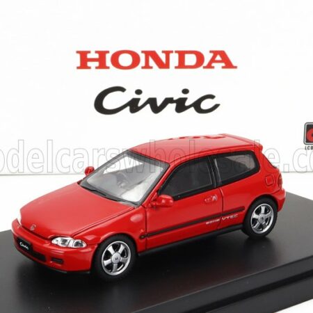 LCD-MODEL 1/64 HONDA | CIVIC EG6 VTEC 1993 | RED