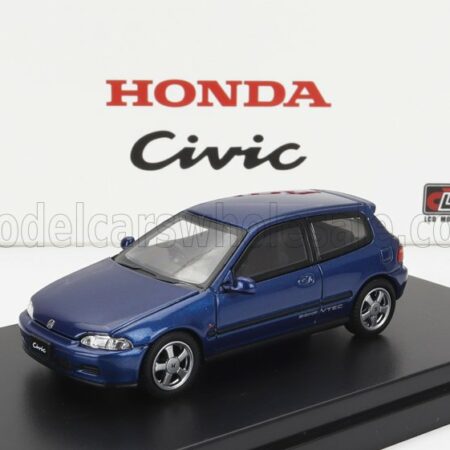 LCD-MODEL 1/64 HONDA | CIVIC EG6 VTEC 1993 | BLUE