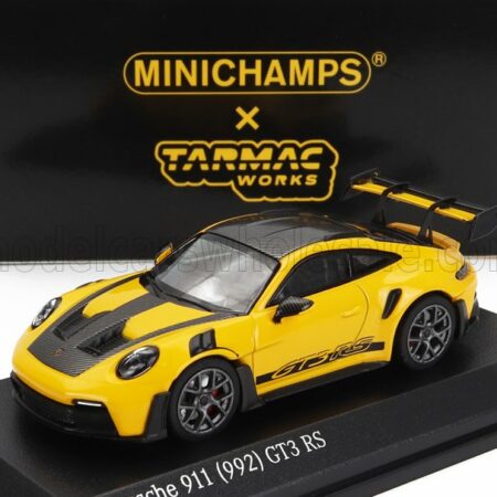 MINICHAMPS 1/64 PORSCHE | 911 992 GT3 RS COUPE 2022 | YELLOW BLACK