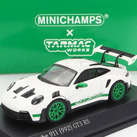 MINICHAMPS 1/64 PORSCHE | 911 992 GT3 RS COUPE 2022 | WHITE GREEN