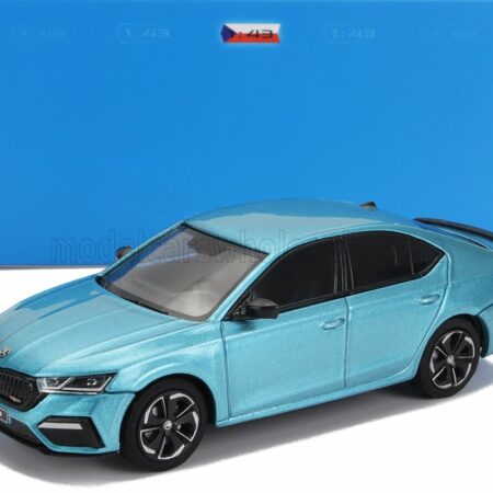 ABREX 1/43 SKODA | OCTAVIA IV RS 2020 | MATT LIGHT BLUE