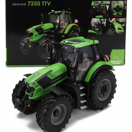 UNIVERSAL HOBBIES 1/32 DEUTZ-FAHR | 7250 TTV TRACTOR 2018 | GREEN BLACK