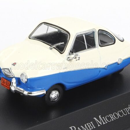 EDICOLA 1/43 BAMBI | MICRO COUPE 1962 | WHITE BLUE