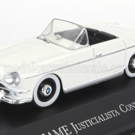 EDICOLA 1/43 IAME | JIUSTICIALISTA CABRIOLET OPEN 1953 | WHITE