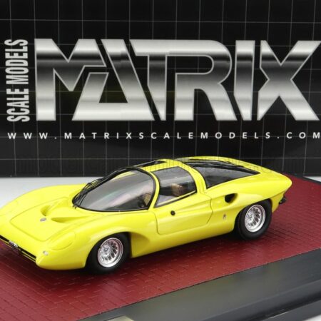 MATRIX SCALE MODELS 1/43 ALFA ROMEO | 33/2 COUPE 1969 | YELLOW