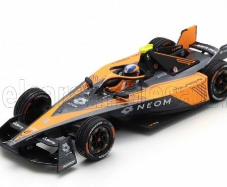 SPARK-MODEL 1/43 NISSAN | FORMULA-E E-4ORCE 04 TEAM NEOM McLAREN N 5 SEASON 2023-2024 JAKE HUGHES | BLACK ORANGE