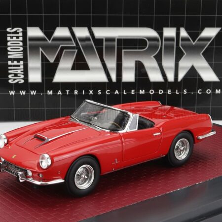 MATRIX SCALE MODELS 1/43 FERRARI | 400 SUPERAMERICA PINIFARINA CABRIOLET OPEN 1960 | RED