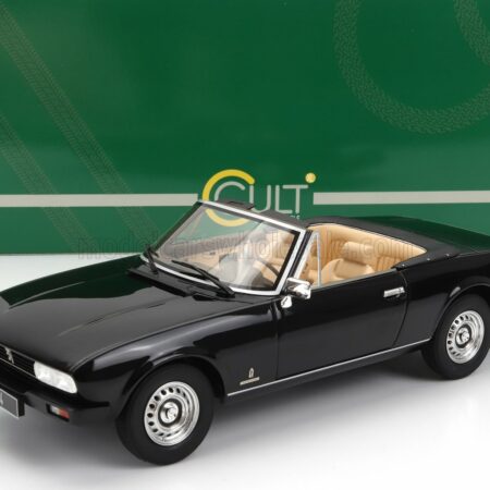 CULT-SCALE MODELS 1/18 PEUGEOT | 504 CABRIOLET OPEN 1983 | BLACK