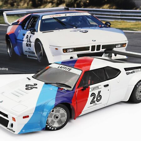 WERK83 1/18 BMW | M1 M88 3.5L TEAM BMW MOTORSPORT N 26 PROCAR SERIES 1979 JACQUES LAFFITE | WHITE BLUE RED