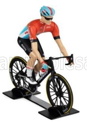 SOLIDO 1/18 FIGURES | CICLISTA - CYCLIST - TEAM LOTTO DSTNY - TOUR DE FRANCE 2023 | RED BLUE