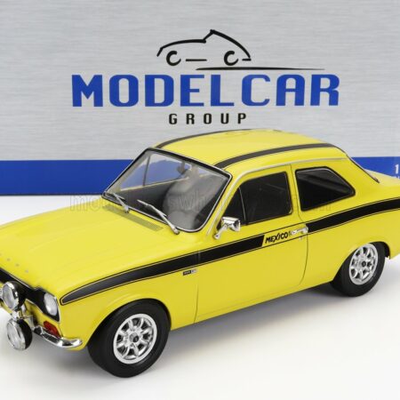 MCG 1/18 FORD ENGLAND | ESCORT MKI MEXICO 1973 | YELLOW BLACK