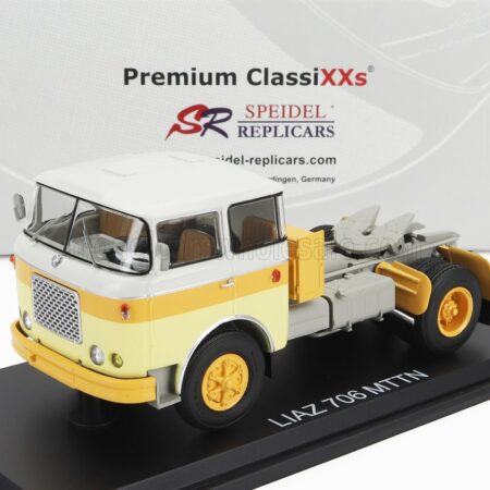 PREMIUM CLASSIXXS 1/43 LIAZ | 706 MTTN TRACTOR TRUCK 2-ASSI 1978 | YELLOW ORANGE WHITE