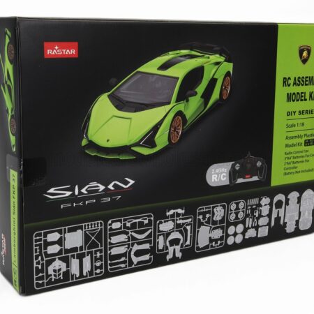 MONDOMOTORS 1/18 LAMBORGHINI | SIAN FKP 37 HYBRID 2020 - MODEL-KIT | LIGH GREEN MET