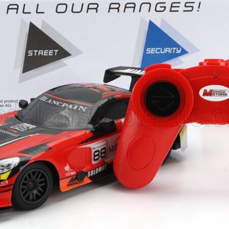 MONDOMOTORS 1/24 MERCEDES BENZ | GT3 AMG N 88 RACING 2022 | RED BLACK SILVER