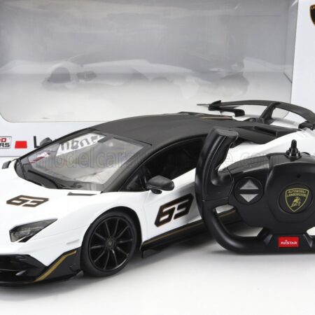 MONDOMOTORS 1/14 LAMBORGHINI | AVENTADOR SVJ N 63 2018 | WHITE