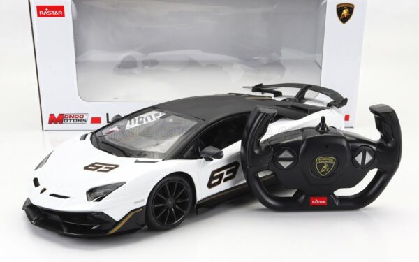 MONDOMOTORS 1/14 LAMBORGHINI | AVENTADOR SVJ N 63 2018 | WHITE