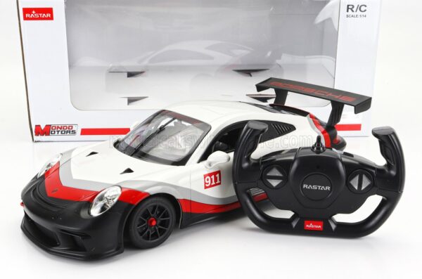 MONDOMOTORS 1/14 PORSCHE | 911 991 GT3 CUP N 911 COUPE 2019 | WHITE RED GREY