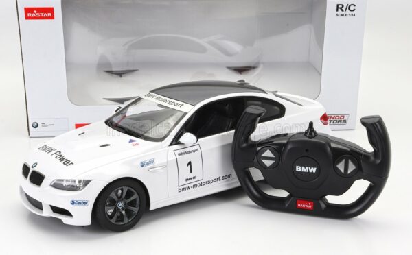 MONDOMOTORS 1/14 BMW | 3-SERIES M3 COUPE (E46) N 1 RACING 2003 | WHITE BLACK