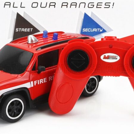 MONDOMOTORS 1/24 JEEP | RENEGADE FIRE ENGINE 2017 | RED WHITE