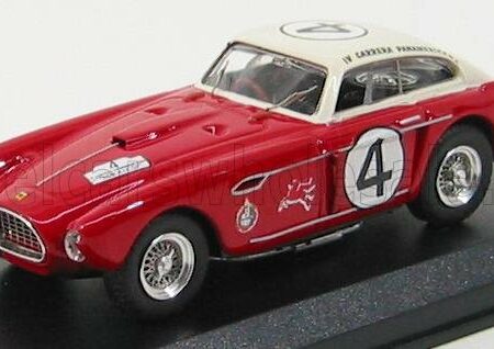 ART-MODEL 1/43 FERRARI | 340 MEXICO ch.0222 VIGNALE COUPE N 4 CARRERA PANAMERICANA 1953 P.HILL - R.GINTHER | RED WHITE