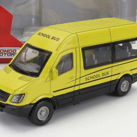 MONDOMOTORS 1/43 MERCEDES BENZ | SPRINTER MINIBUS SCHOOL BUS (SCUOLABUS) 2015 | YELLOW